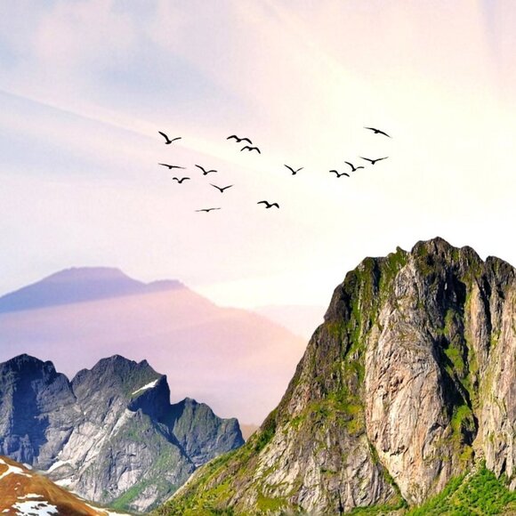 Landscape Architecture Nature Composite‎ Wall Art Fantasy Print - Picture 5 of 5